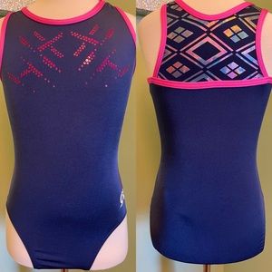 GK gymnastics leotard, $25